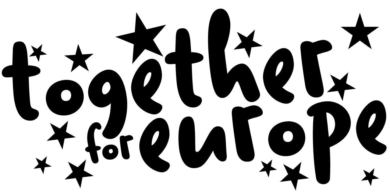 Doppelwandige Edelstahlflasche "Together for Europe"
