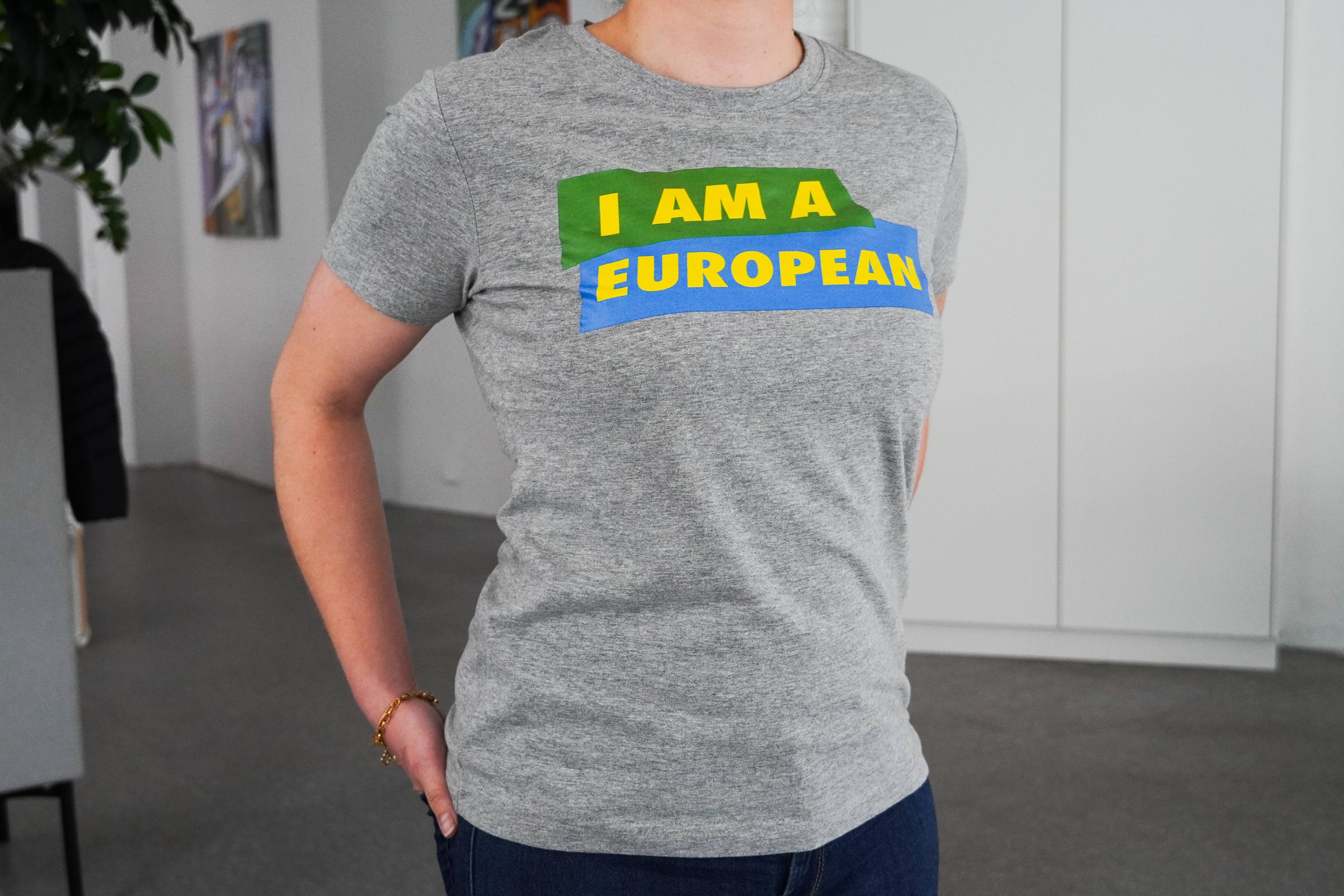 "I am a European" Shirt Tailliert oder Unisex